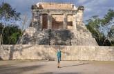 Visita às ruínas mayas de Chichen-Itza, na península do Yucatán, no México
